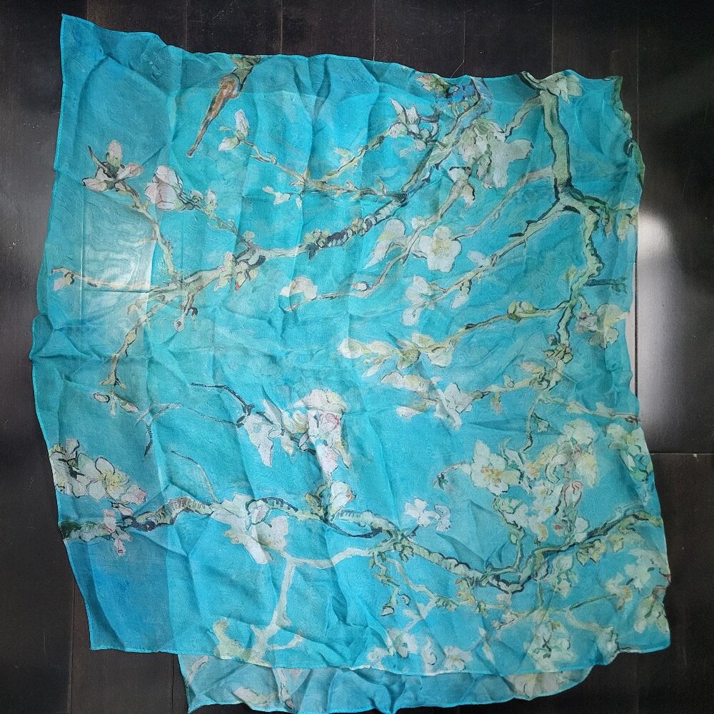 Van Gogh Almond Blosson Silk Scarf